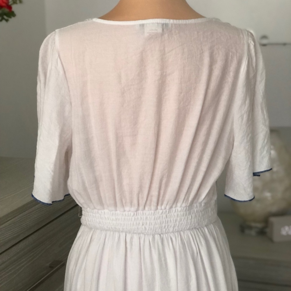 Flying Tomato White and Pink Ruffled Maxi Sundress - Picture 12 of 14